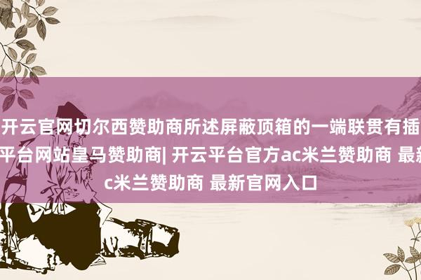 开云官网切尔西赞助商所述屏蔽顶箱的一端联贯有插接板-开云平台网站皇马赞助商| 开云平台官方ac米兰赞助商 最新官网入口